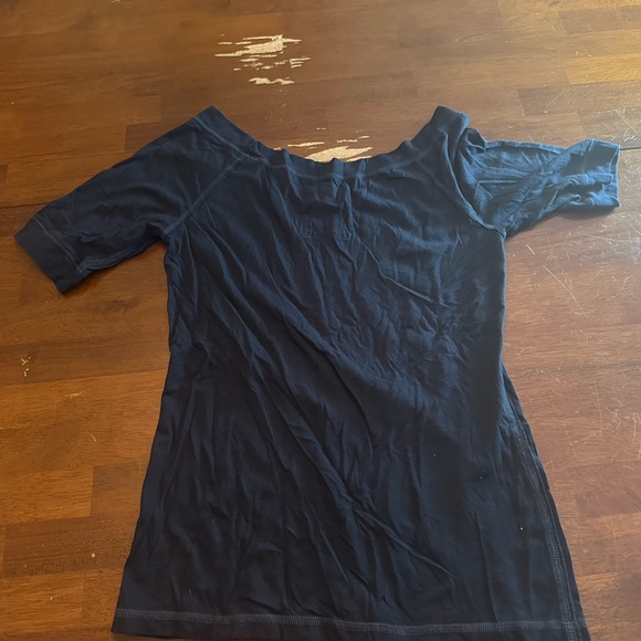 Hollister Dark Blue Women's Blouse - Picture 3 of 3